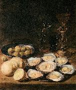 Alexander Adriaenssen with Oysters oil